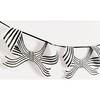 Black & White Stripy Bow Garland - Party - 3 - thumbnail
