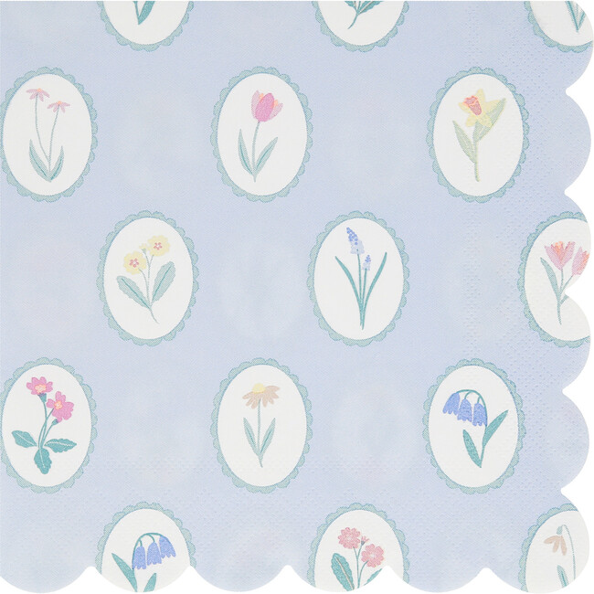 Bloomsbury Floral Pattern Large Napkins - Party - 5