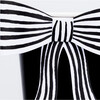 Black & White Stripy Bow Cups - Party - 3