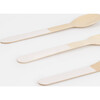 Ballet Slipper Pink Wooden Cutlery Set - Party - 3
