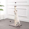 Rylie 38" Farmhouse Sisal Pillar Cat Scratching Post with Fuzzy Toys and Spring Balls, Grey/Cream - Pet Accessories - 6