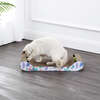 Rini 23.75" Cardboard Lounge Bed Cat Scratcher with Built In Bell Toys and Catnip, White/Multi (Set of 2) - Pet Accessories - 3