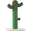 Pecos 21" Jute Cactus Cat Scratching Post with Fuzzy Toy, Green/White - Pet Accessories - 4