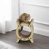 Nyan 16.5" Cardboard Tunnel Cat Scratcher with Catnip, Almond - Pet Accessories - 2