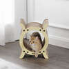 Nyan 16.5" Cardboard Tunnel Cat Scratcher with Catnip, Almond - Pet Accessories - 3