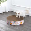 Nelson 20.13" Cardboard Round Bowl Cat Scratcher with Catnip, Light Pink/Multi - Pet Accessories - 3