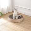 Nelson 20.13" Cardboard Round Bowl Cat Scratcher with Catnip, Oak Wood - Pet Accessories - 2