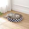 Nelson 20.13" Cardboard Round Bowl Cat Scratcher with Catnip, Peony - Pet Accessories - 2