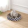 Nelson 20.13" Cardboard Round Bowl Cat Scratcher with Catnip, Peony - Pet Accessories - 3