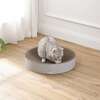 Nelson 20.13" Cardboard Round Bowl Cat Scratcher with Catnip, Fog - Pet Accessories - 2