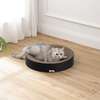 Nelson 20.13" Cardboard Round Bowl Cat Scratcher with Catnip, Ink - Pet Accessories - 2