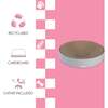 Nelson 20.13" Cardboard Round Bowl Cat Scratcher with Catnip, Fog - Pet Accessories - 5