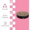 Nelson 20.13" Cardboard Round Bowl Cat Scratcher with Catnip, Ink - Pet Accessories - 5