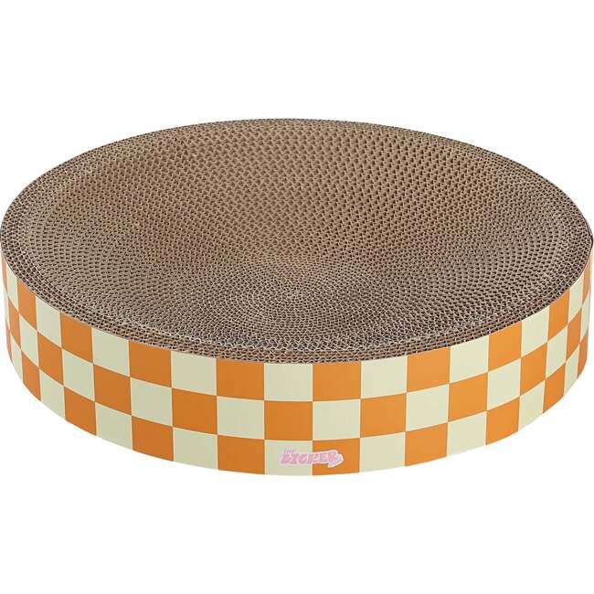 Nelson 20.13" Cardboard Round Bowl Cat Scratcher with Catnip, Citrus - Pet Accessories - 4