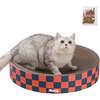 Nelson 20.13" Cardboard Round Bowl Cat Scratcher with Catnip, Berry Cherry - Pet Accessories - 1 - thumbnail