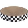 Nelson 20.13" Cardboard Round Bowl Cat Scratcher with Catnip, Checkered - Pet Accessories - 4