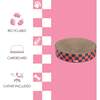 Nelson 20.13" Cardboard Round Bowl Cat Scratcher with Catnip, Berry Cherry - Pet Accessories - 5