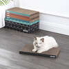 Naomi 17" Cardboard Reversible Cat Scratcher Pad in Box with Catnip, Multi Colored (5 Pack) - Pet Accessories - 2 - thumbnail