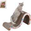 Kona 27" Cardboard Double Sided Wave Cat Scratcher with Catnip, Pattern Party - Pet Accessories - 1 - thumbnail