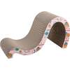 Kona 27" Cardboard Double Sided Wave Cat Scratcher with Catnip, Pattern Party - Pet Accessories - 4