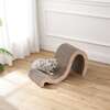 Kona 27" Cardboard Double Sided Wave Cat Scratcher with Catnip, Oak Wood - Pet Accessories - 3
