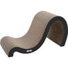 Kona 27" Cardboard Double Sided Wave Cat Scratcher with Catnip, Ink - Pet Accessories - 4