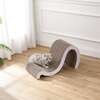 Kona 27" Cardboard Double Sided Wave Cat Scratcher with Catnip, Cloud - Pet Accessories - 3
