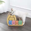 Kazoku 15.63" Cardboard 5 in 1 Family Cat Cave Scratcher with Catnip and Pull Out Design, Multi Colored - Pet Accessories - 3
