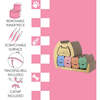 Kazoku 15.63" Cardboard 5 in 1 Family Cat Cave Scratcher with Catnip and Pull Out Design, Multi Colored - Pet Accessories - 5