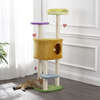Aisling 51" 4 Tier Sisal Heart Cat Tree with Scratching Posts, Napping Perch, and Dangling Toys, Multi - Pet Accessories - 2