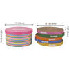 Kate 12" Patterned Cardboard Reversible Cat Scratcher Pad in Box with Catnip, Multi Colored (5 Pack) - Pet Accessories - 5