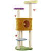 Aisling 51" 4 Tier Sisal Heart Cat Tree with Scratching Posts, Napping Perch, and Dangling Toys, Multi - Pet Accessories - 4