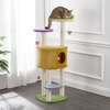 Aisling 51" 4 Tier Sisal Heart Cat Tree with Scratching Posts, Napping Perch, and Dangling Toys, Multi - Pet Accessories - 6