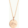 Personalized Birth Flower Necklace, 18K Gold Plated - Necklaces - 1 - thumbnail