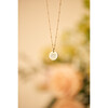 Personalized Birth Flower Necklace, 18K Gold Plated - Necklaces - 3