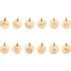 Personalized Birth Flower Necklace, 18K Gold Plated - Necklaces - 4