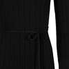 Organic Square Neck Cable Sweater Dress, Black - Dresses - 4