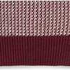 Organic Tweed Stitch Turtleneck Sweater, Oxblood Tweed - Sweaters - 5