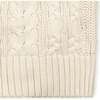 Organic Peasant Sleeve Cable Sweater, Ivory - Sweaters - 5