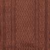 Men's Organic Mock Neck Cable Sweater, Cinnamon Heather - Sweaters - 5