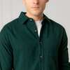 Men's Organic Long Sleeve Flannel Button Down Shirt, Scottish Herringbone - Button Downs - 2