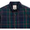 Men's Organic Long Sleeve Stretch Poplin Button Down Shirt, Scottish Plaid - Button Downs - 4