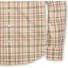Men's Organic Long Sleeve Stretch Poplin Button Down Shirt, Fireside Plaid - Button Downs - 5