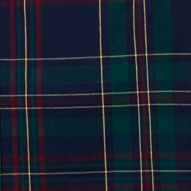 Men's Organic Long Sleeve Stretch Poplin Button Down Shirt, Scottish Plaid - Button Downs - 5