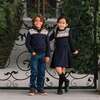 Baby Organic Ruffle Collar Fair Isle Yoke Sweater Dress, Scottish Snowflake - Dresses - 2
