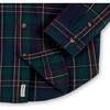 Organic Long Sleeve Stretch Poplin Shirt, Scottish Plaid - Button Downs - 2 - thumbnail