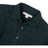 Organic Long Sleeve Flannel Button Down Shirt, Scottish Houndstooth - Button Downs - 2 - thumbnail