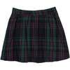 Organic Pull-on Double Button Party Skirt, Scottish Plaid - Skirts - 3 - thumbnail