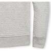 Men's Quilted Half Zip Pullover, Quilted Light Gray Heather - Sweatshirts - 5