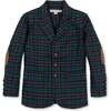 Baby Organic Brushed Cotton Suit Jacket, Scottish Suit Plaid - Blazers & Sport Coats - 1 - thumbnail
